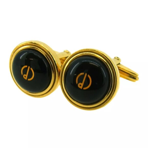 dunhill cuff d mark Gold Hardware Authentic - Picture 1 of 8